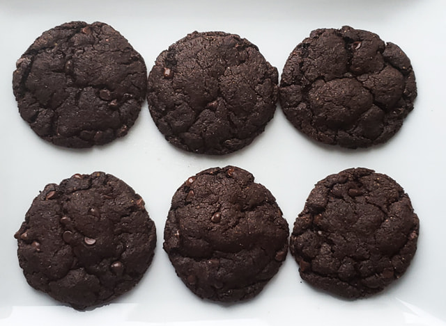 Double Chocolate Almond Butter Cookies