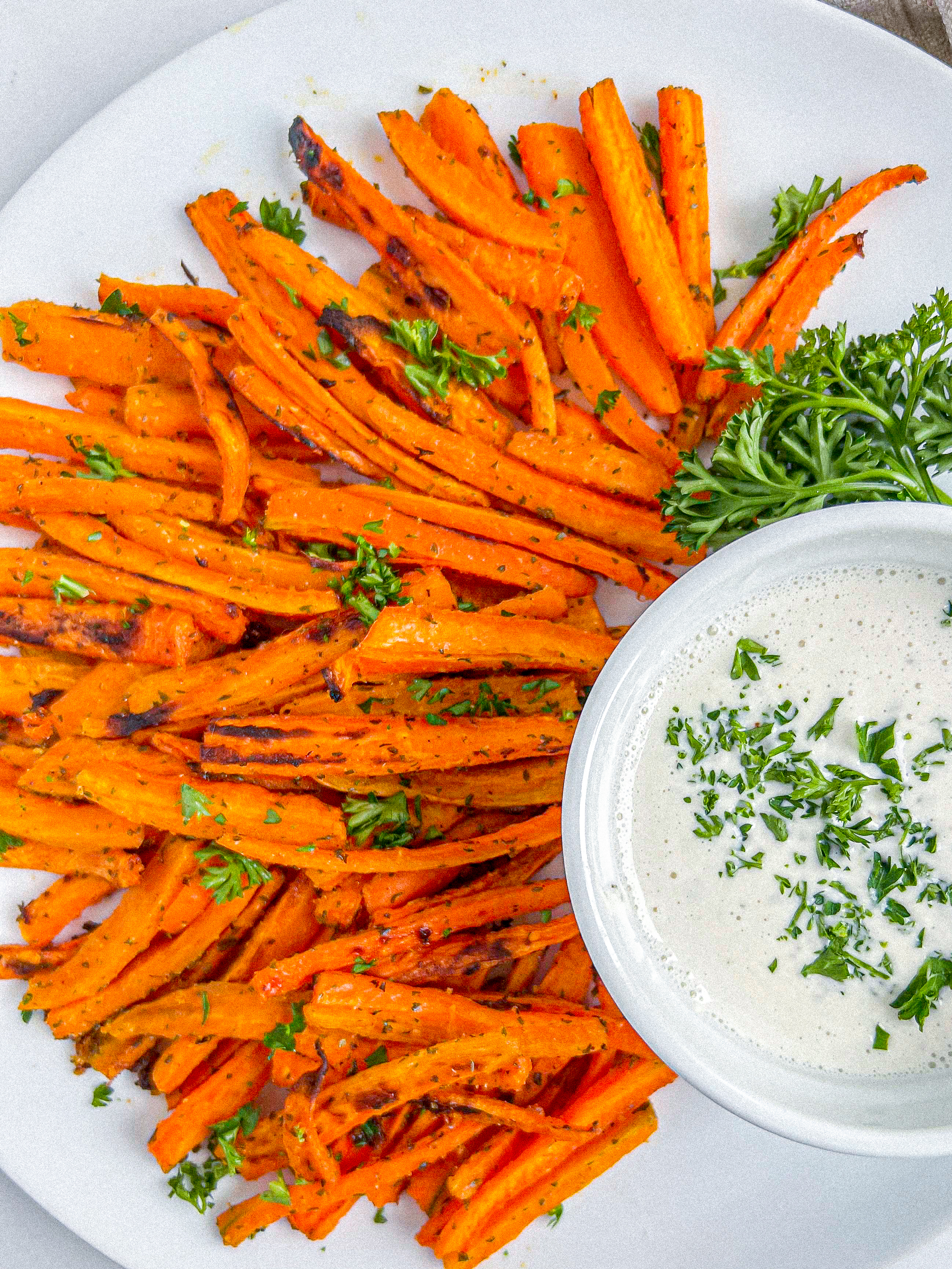 Oven Baked Carrot Fries