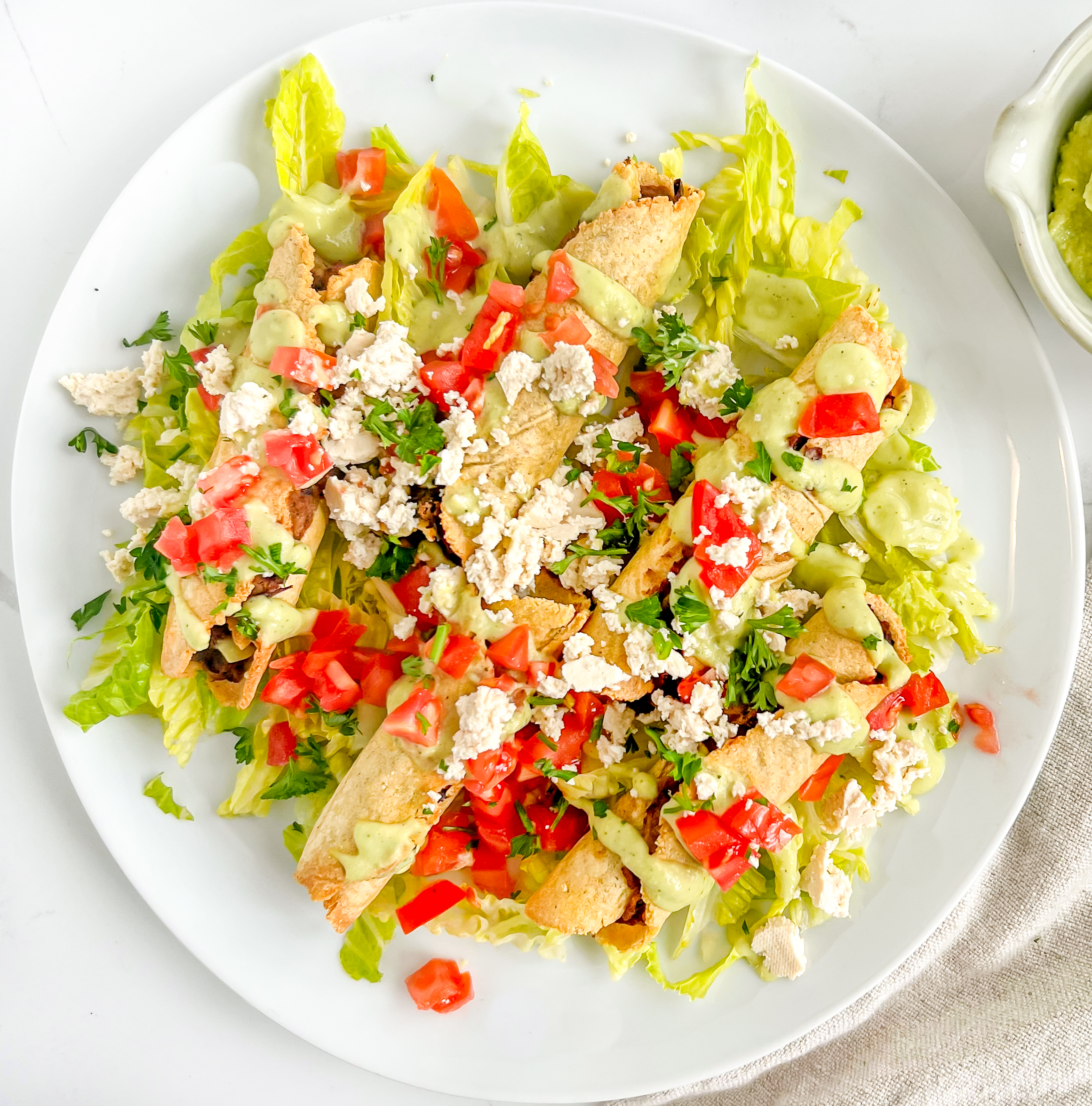 Vegan Air-Fryer Taquitos
