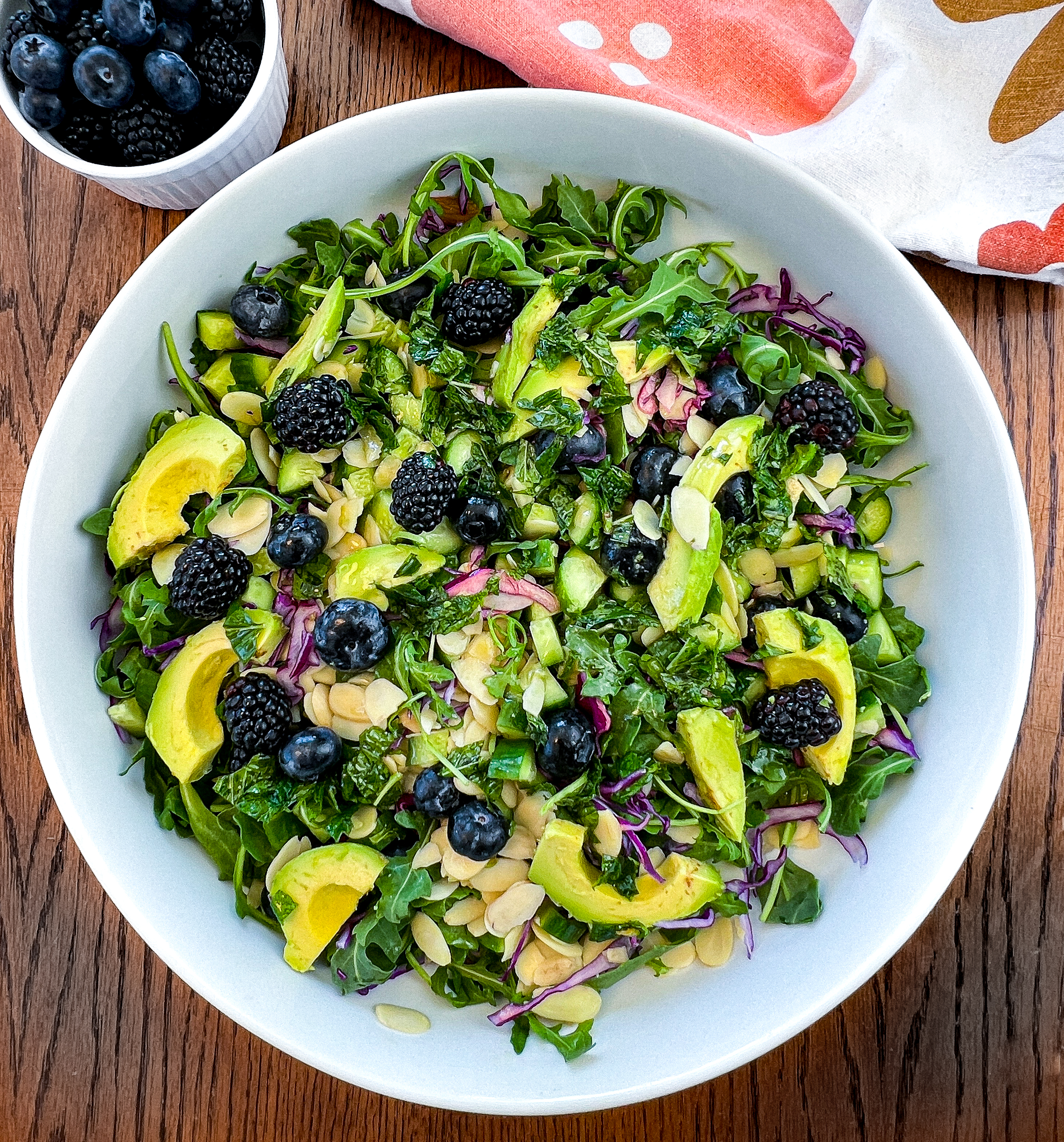 Refreshing Arugula Salad Recipe with Lime Mint Vinaigrette